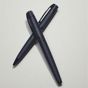 BLACK FOREST UMA VIP R GUM Premium Pens – Set of 2 Matte Black Soft Touch Ballpo